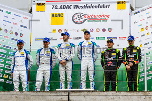 Podium NLS1: 70. ADAC Westfalenfahrt