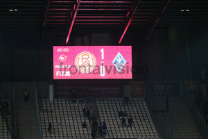 Anzeigentafel Rot-Weiss Essen - SV Waldhof Mannheim 09.03.2025