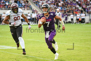 Rhein Fire at Frankfurt Galaxy Spielfotos 03.09.2023 Jakeb Sullivan