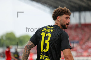 Jan-Luca Rumpf Rot-Weiss Essen - Alemannia Aachen Spielfotos 03.08.2024