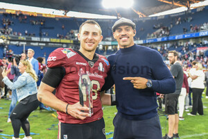 Jadrian Clark Kasim Edebali ELF Championship Game Rhein Fire gegen Stuttgart Surge Spielfotos 24.09.2023