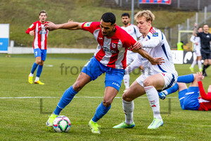 Vincent Ocansey, Leonard Brodersen  WSV gegen F95 U23