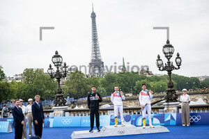 GANNA Filippo, EVENEPOEL Remco, VAN AERT Wout: Olympic Games - Paris 2024
