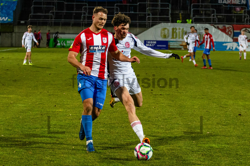Vincent Gembalies Kilian Skolik WSV gegen F95 U23