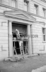 Arbeiten am Block E Stalinallee Ostberlin 1951