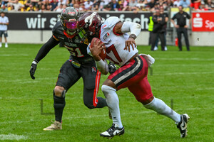 Glen Toonga Cologne Centurions gegen Rhein Fire Spielfotos 26.05.2024
