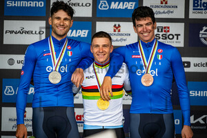 GANNA Filippo, EVENEPOEL Remco, AFFINI Edoardo: UCI Road Cycling World Championships - Zürich 2024