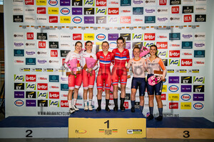 PIKULIK Daria, PIKULIK Wiktoria, VAN DER DUIN Maike, BERTEAU Victoire, HENGEVELD Daniek: Track Meeting Gent 2023 - Day 2