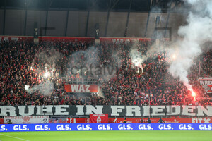 Choreo zum Abschied von Glockenhorst. Rot-Weiss Essen - SC Verl 23.10.2024