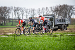 LUDWIG Cecilie Uttrup, BARALE Francesca, BERTEAU Victoire: Dwars Door Vlaanderen 2023 - Women´s Race