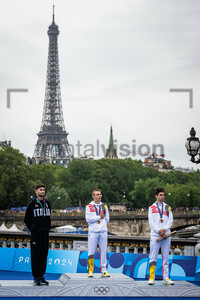 GANNA Filippo, EVENEPOEL Remco, VAN AERT Wout: Olympic Games - Paris 2024