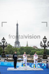 GANNA Filippo, EVENEPOEL Remco, VAN AERT Wout: Olympic Games - Paris 2024