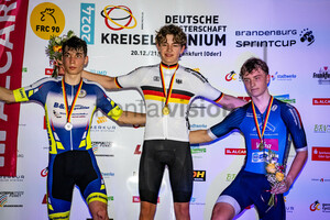 ESCH Hugo, MAUSS Moritz, WEDEKIND Viktor: DM Omnium 2024 - Frankfurt Oder