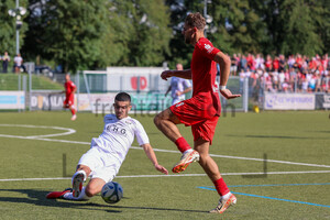 Leonardo Vonic Mülheimer FC 97 - Rot-Weiss Essen Spielfotos 08.09.2024