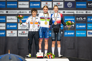 OSTIZ TACO Paula, FERGUSON Cat, CHLADOŇOVA Viktoria: UCI Road Cycling World Championships - Zürich 2024