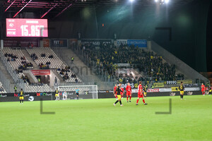 Anzeigentafel Zuschauerzahl Rot-Weiss Essen - Borussia Dortmund U23 25.09.2024