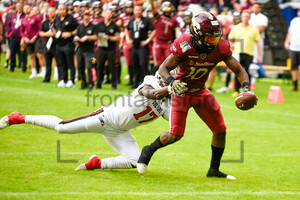 Harlan Kwofie Michael Ofosuhene Cologne Centurions at Rhein Fire Spielfotos 23.07.2023