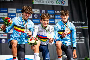 SCHOOFS Jasper, SEIXAS Paul, VAN KERCKHOVE Matisse: UCI Road Cycling World Championships - Zürich 2024