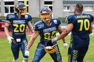 Raphael Kasimir, Christopher Mielke Assindia Cardinals vs. Lübeck Cougars 31.07.2022