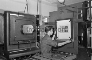 Zeitungsdruck Junge Welt Hohlux Reproduktions-Apparat
