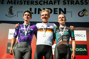 ENGELHARDT Felix, ZIMMERMANN Georg, SCHIFFER Anton: National Championships-Road Cycling 2024 - RR Elite Men