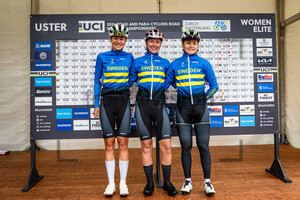KAGEVI Stina, ANDERSSON Caroline, BORGSTROM Julia: UCI Road Cycling World Championships - Zürich 2024