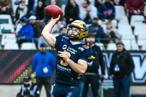 Brock Domann ERIMA GFL Bowl Potsdam Royals Dresden Monarchs Spielfotos 12.10.2024