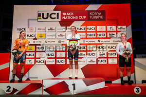 VAN BELLE Lisa, WOLLASTON Ally Maree, VALGONEN Valeria: UCI Track Cycling Nations Cup Konya – 2025