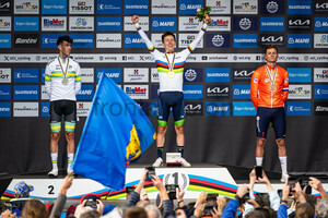O'CONNOR Ben, POGAČAR Tadej, VAN DER POEL Mathieu: UCI Road Cycling World Championships - Zürich 2024