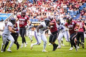 Rhein Fire vs. Frankfurt Galaxy American Football European League of Football (ELF) 21.08.2022