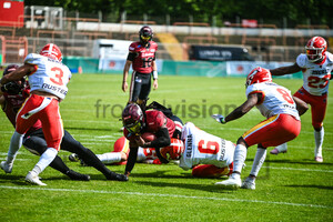 Glen Toonga Rhein Fire gegen Madrid Bravos Spielfotos 08.06.2024