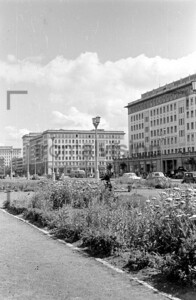 Frühling Karl Marx Allee Stalinallee 1956