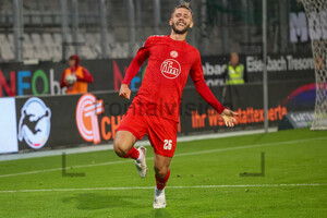 Torjubel Torben Müsel Rot-Weiss Essen - Borussia Dortmund U23 25.09.2024