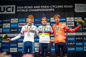 GRINDLEY Sebastian, FINN Lorenzo Mark, REMIJN Senna: UCI Road Cycling World Championships - Zürich 2024