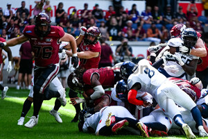 Glen Toonga Rhein Fire Paris Musketeers Spielfotos 28.07.2024