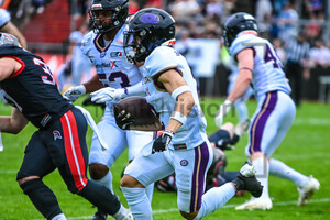 Paul Kavadia-Lenhardt Cologne Centuirions Frankfurt Galaxy Spielfotos 04.08.2024