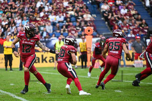 Rohat Dagdelen Tyrone Alexander Rhein Fire Cologne Centurions Spielfotos 07.07.2024