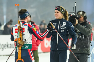 Karoline Offigstadt Konten Sturla Holm Laegreid bett1.de Biathlon World Team Challenge 28.12.2024