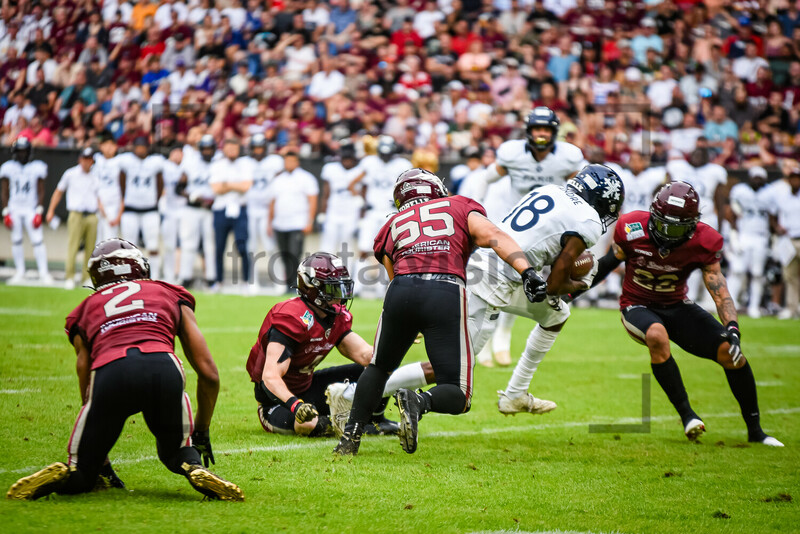Jefferson Alexandre Rhein Fire vs. Paris Musketeers Spielfotos 18.06.2023