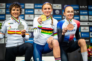 OSTIZ TACO Paula, FERGUSON Cat, CHLADOŇOVA Viktoria: UCI Road Cycling World Championships - Zürich 2024