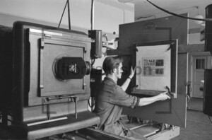 Zeitungsdruck Junge Welt Hohlux Reproduktions-Apparat