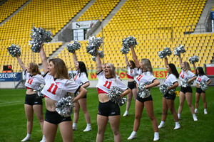 Cologne Centurions Cheerleader Cologne Centurions gegen Fehervar Enthroners Spielfotos 02.06.2024