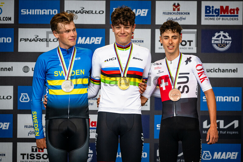 SODERQVIST Jakob, ROMEO ABAD Ivan, CHRISTEN Jan: UCI Road Cycling World Championships - Zürich 2024