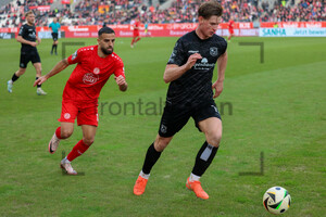 Timon Obermeier, Ramien Safi RWE - Unterhaching