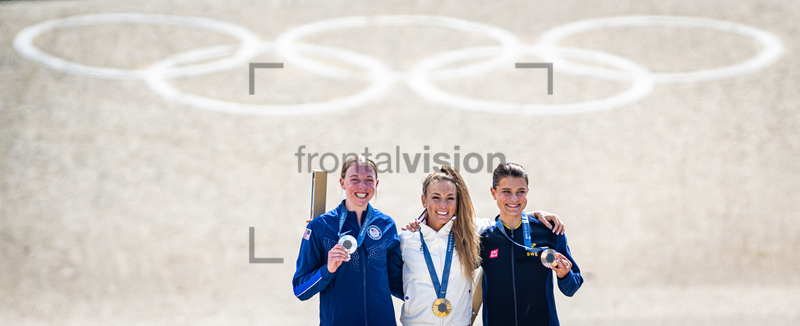 BATTEN Haley, FERRAND PREVOT Pauline, RISSVEDS Jenny: Olympic Games - Paris 2024