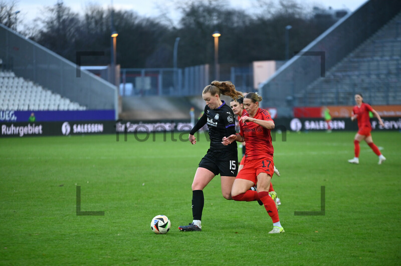 Laura Pucks Klara Bühl Google Pixel Frauen Bundesliga SGS Essen Bayern München Spielfotos 07.12.2024
