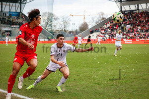 Kaito Mizuta, Felix Keidel Rot-Weiss Essen - FC Ingolstadt 04 22.02.2025