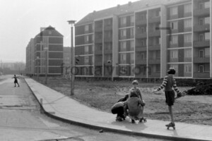 Dresden Neubaugebiet Budapesterstraße 1963