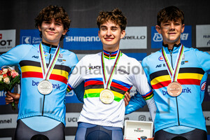 SCHOOFS Jasper, SEIXAS Paul, VAN KERCKHOVE Matisse: UCI Road Cycling World Championships - Zürich 2024