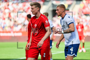Julian Eitschberger, Louis Oppie Rot-Weiss Essen - DSC Arminia Bielefeld Spielfotos 24.08.2024